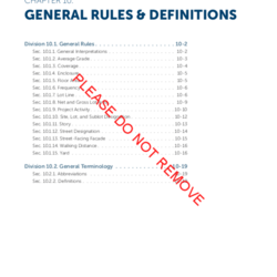 Discussion Draft Chapter 10: General Rules & Definitions thumbnail icon