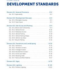 Discussion Draft Chapter 8: Development Standards thumbnail icon